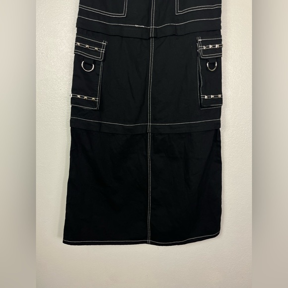 dollskill current mood black convertible zip 3-length skirt too cool too care - Picture 6 of 15